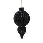 SUSP. DOUBLE GOUTTE PAPIER AIMANTEE NOIR