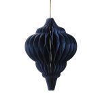 SUSP. DOUBLE GOUTTE PAPIER AIMANTEE BLEU