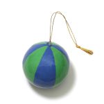 BOULE RAY BLEU VERT 7 CM