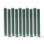 PACK 10 BOUGIES VERTES VEGETALES 20CM