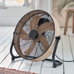 VENTILATEUR DE SOL 40 CM COL BOIS