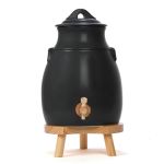 VINAIGRIER &amp; SOCLE 3,5L GRIS FONCE