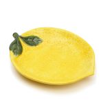 ASSIETTE FORME CITRON 12 CM