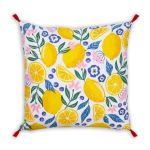 COUSSIN CITRON FLEURS 40X40CM 2025