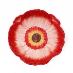 COUPELLE FLEUR 16 CM ROUGE