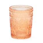 1 GOBELET EN VERRE ORANGE