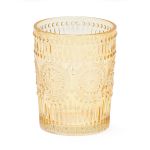 1 GOBELET EN VERRE JAUNE