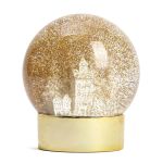 BOULE A PAILLETTES DOREE 12 CM