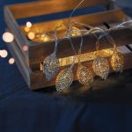 GUIR LUMINEUSE FEUILLE ARG METAL 5M USB