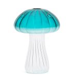 VASE CHAMPIGNON BLEU 14CM