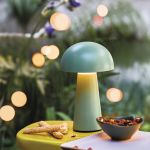 LAMPE A POSER VERT D&#039;EAU