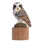 CHOUETTE BOIS DETECTEUR DE MOUVEMENT