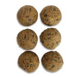 6 BOULES DE GRAISSES VEGETALES