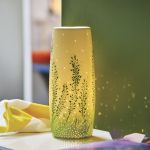 LAMPE FEUILLE CERAMIQUE 29CM