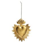 ORNEMENT EX VOTO COEUR 12CM