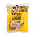 SACHET 6 BOULES DE GRAISSE VEGE