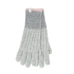 GANTS TRESSE GRIS ROSE HEAT HOLDERS S/M