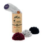 BONNET CABAIA X N&amp;D ECRU + 3 POMPONS