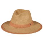 CHAPEAU PAILLETTES REGLABLE CORAIL