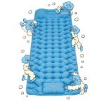 MATELAS GONFLABLE BLEU COZIYA