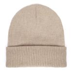 BONNET LAINE INTERIEUR SOIE BEIGE