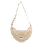 BANANE DEMI LUNE HINDBAG TEDDY BEIGE