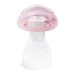 BAROMETRE A CRISTAUX CHAMPIGNON ROSE