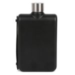 GOURDE METAL PLATE NOIRE