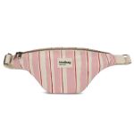 SAC BANANE OLIVIA RAYURES ROSE