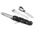 COUTEAU MULTIFONCTION BIVOUAC NOIR