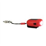 TORCHE PORTE CLE DYNAMO SOLAIRE ROUGE