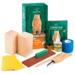 COFFRET SCULPTURE SUR BOIS OURS