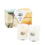 DUO MINI BOUGIES AMBRE TONKA