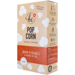 POPCORN SIROP ÉRABLE ET POINTE  DE SEL