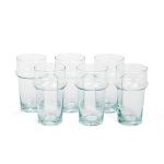 SET 6 VERRES BELDI 23CL VERRE RECYCLE