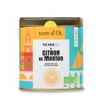 BOITE THE NOIR CITRON DE MENTON