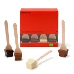 COFFRET 4 CUILLERES CHOCO NOIR LAIT BLA