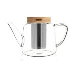 THEIERE VERRE INOX ACACIA GUSTAVE 680ML