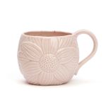 MUG ROND RELIEF FLEUR ROSE (24F92122-14)