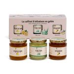 COFFRET 3 INFUSIONS EN GELEE 280g