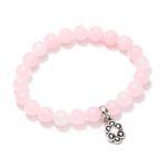 BRACELET EN QUARTZ ROSE NATUREL