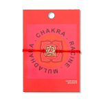 CHAKRA BRAC CORDON MULADHARA ROUGE