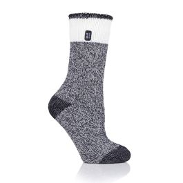 Chaussettes Chauffantes Heat Holders Pour Nuit - Doublure Polaire, Revers Manchette - Paquet De 1 Paire