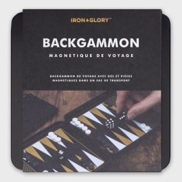 Backgammon de Voyage 28 cm - ENGELHART - Noir/Blanc/Gris - Jeu de société - A partir de 6 ans Backgammon de Voyage 28 cm - ENGELHART - Noir/Blanc/Gris - Jeu de société - A partir de 6 ans