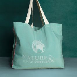 Tote Bag Prénom Femme Cathy - Sac Cabas Réutilisable Noir Lettre Fleur - Cadeau Personnalisé