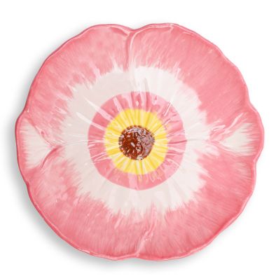 ASSIETTE COQUELICOT ROSE 22 CM