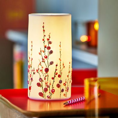 LAMPE BISCUIT ROSE