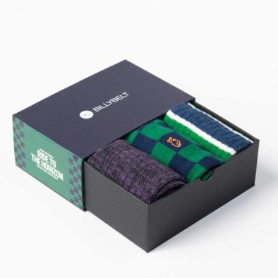 COFFRET 3 CHAUSSETTES HOMME 41-46 DAMIER
