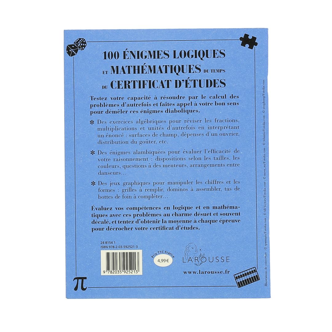 100 énigmes logiques et mathématiques • Nature & Découvertes Suisse