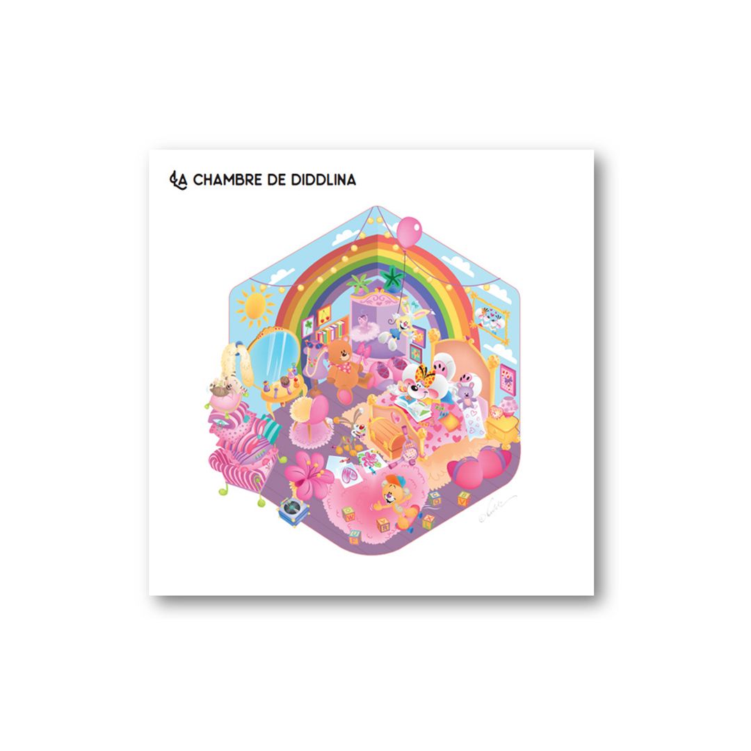 Cosy stickers Diddl Le monde de Diddl et ses amis • Nature ...